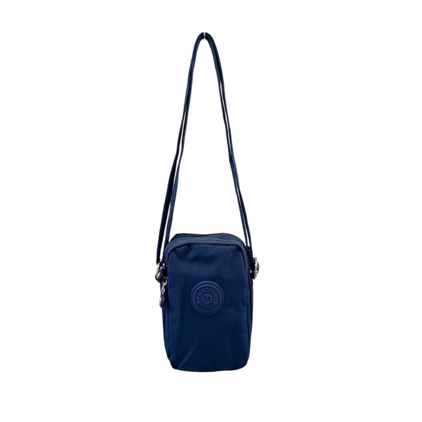 Navy mini sling pouch