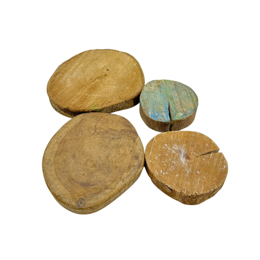 Set of wood stumps