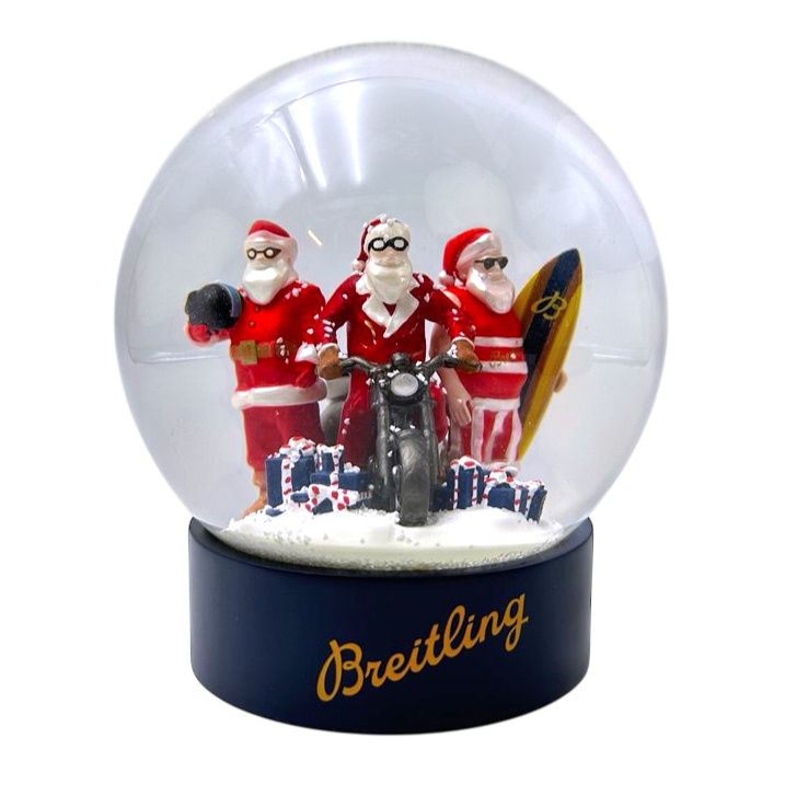 Santa snow globe