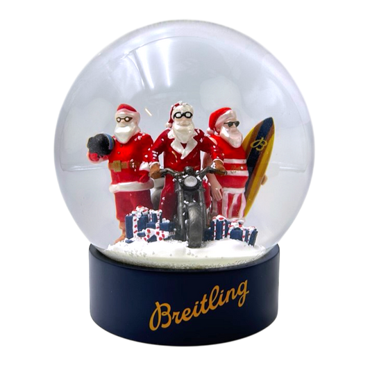 Santa snow globe