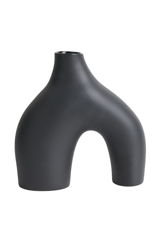 Stoneware vase (L)
