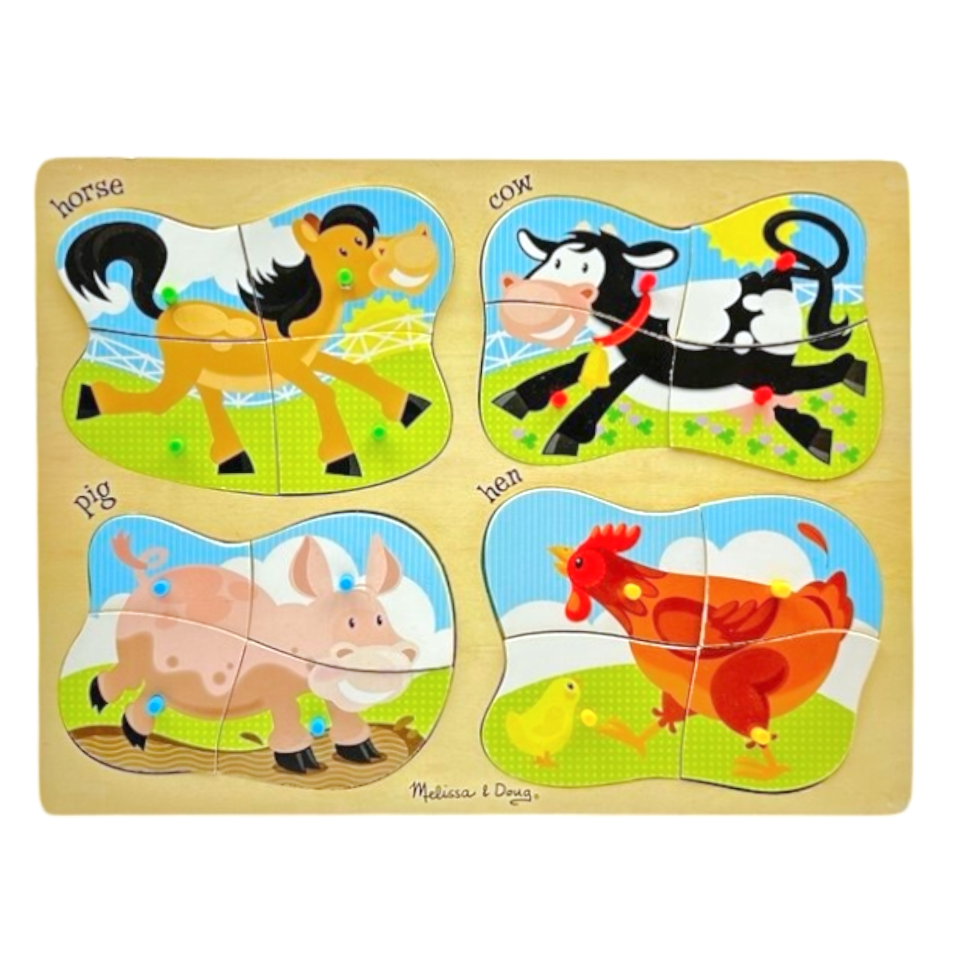 Farm animals puzzle