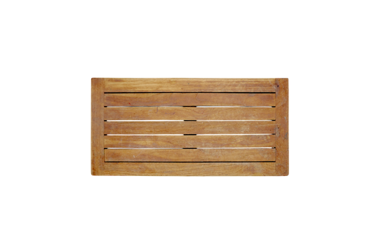 Striped wood platter