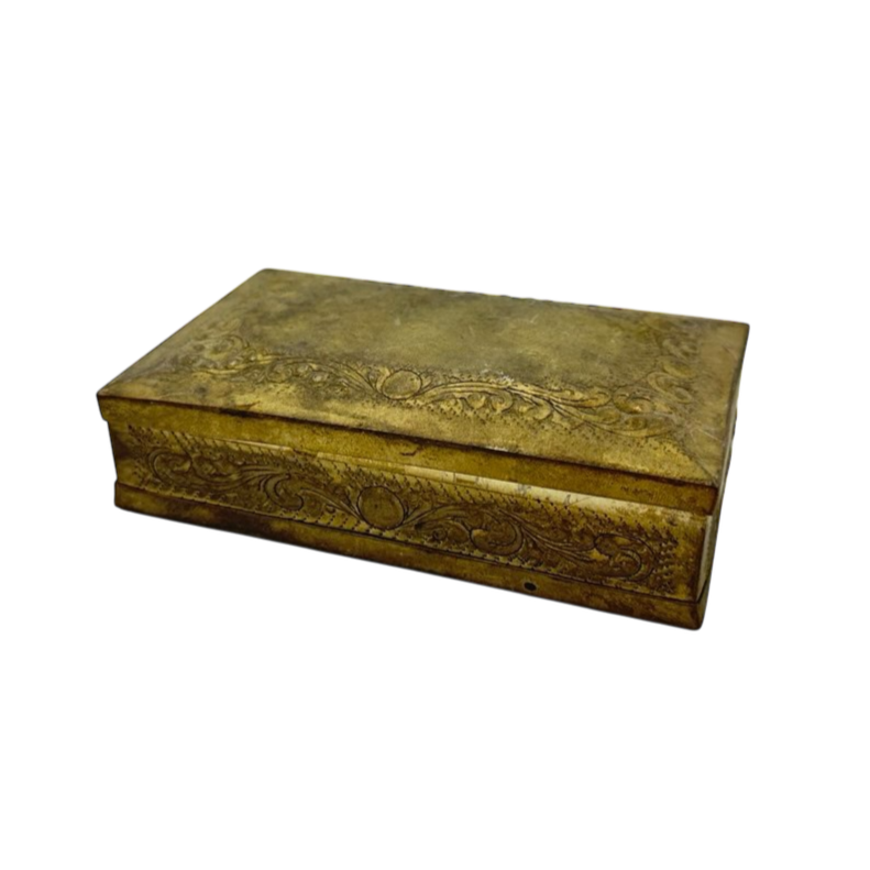 Gold patterned box