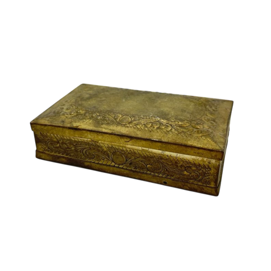Gold patterned box