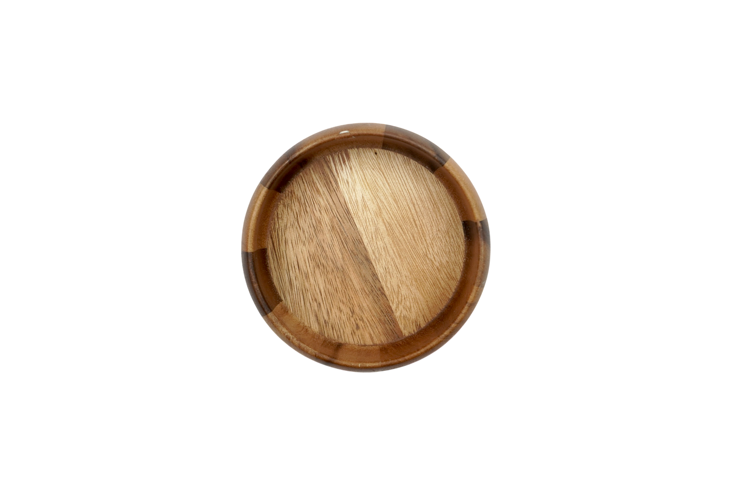 Circle wood bowl