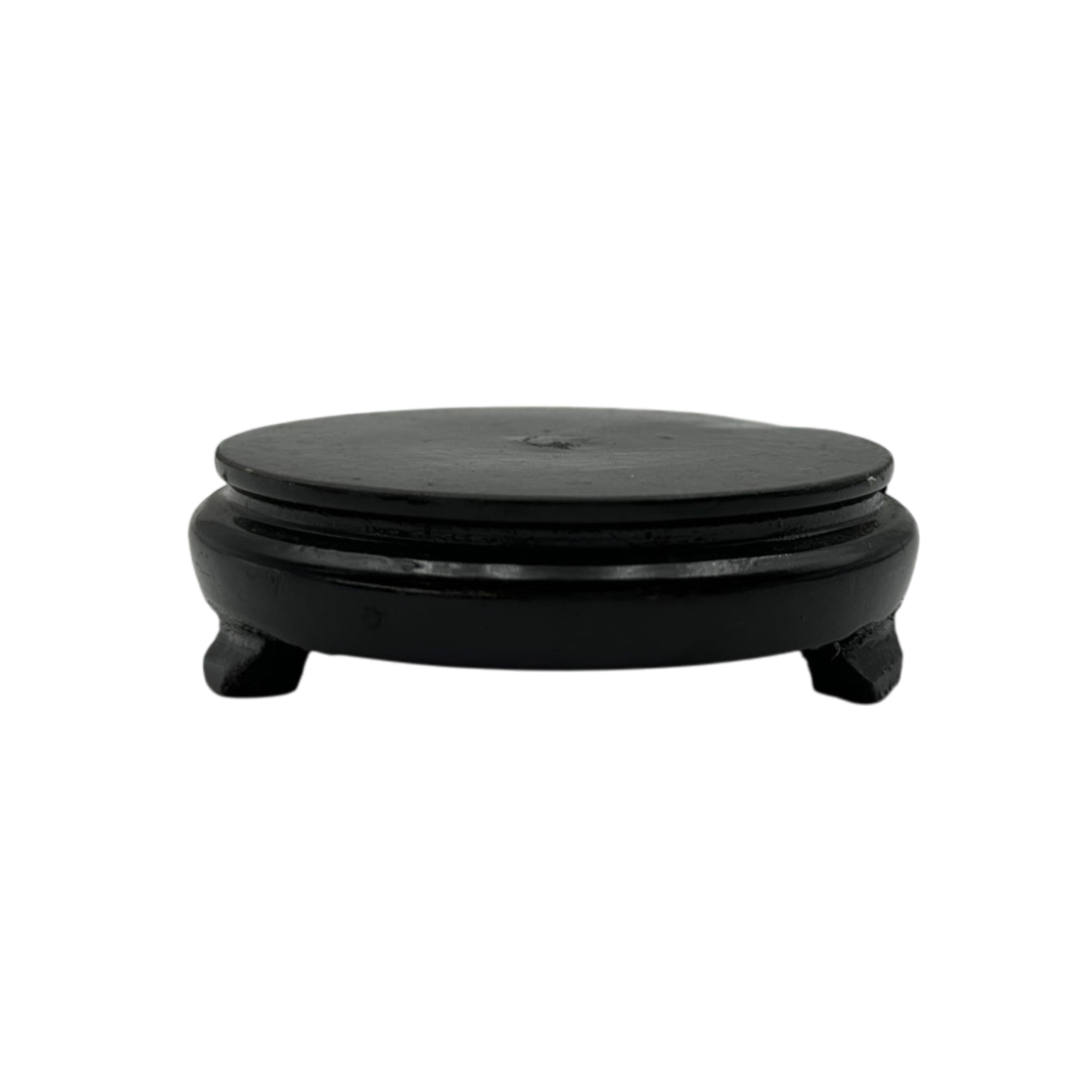 Black rounded platform