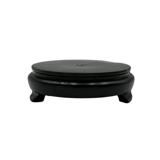 Black rounded platform