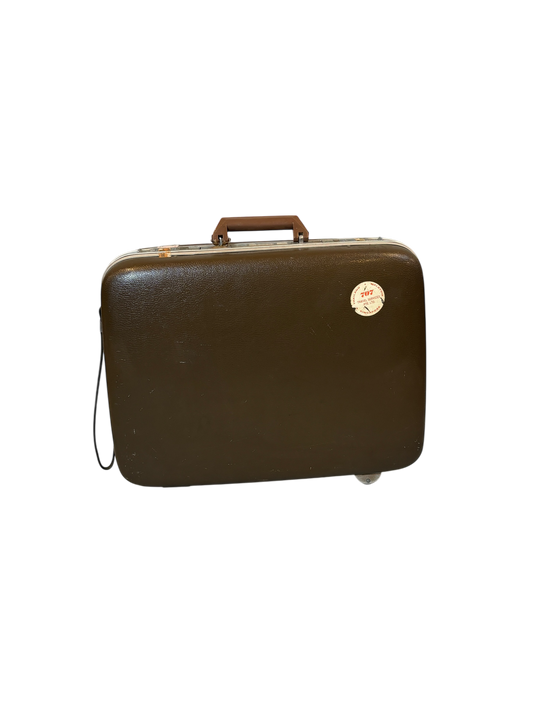 Brown vintage luggage
