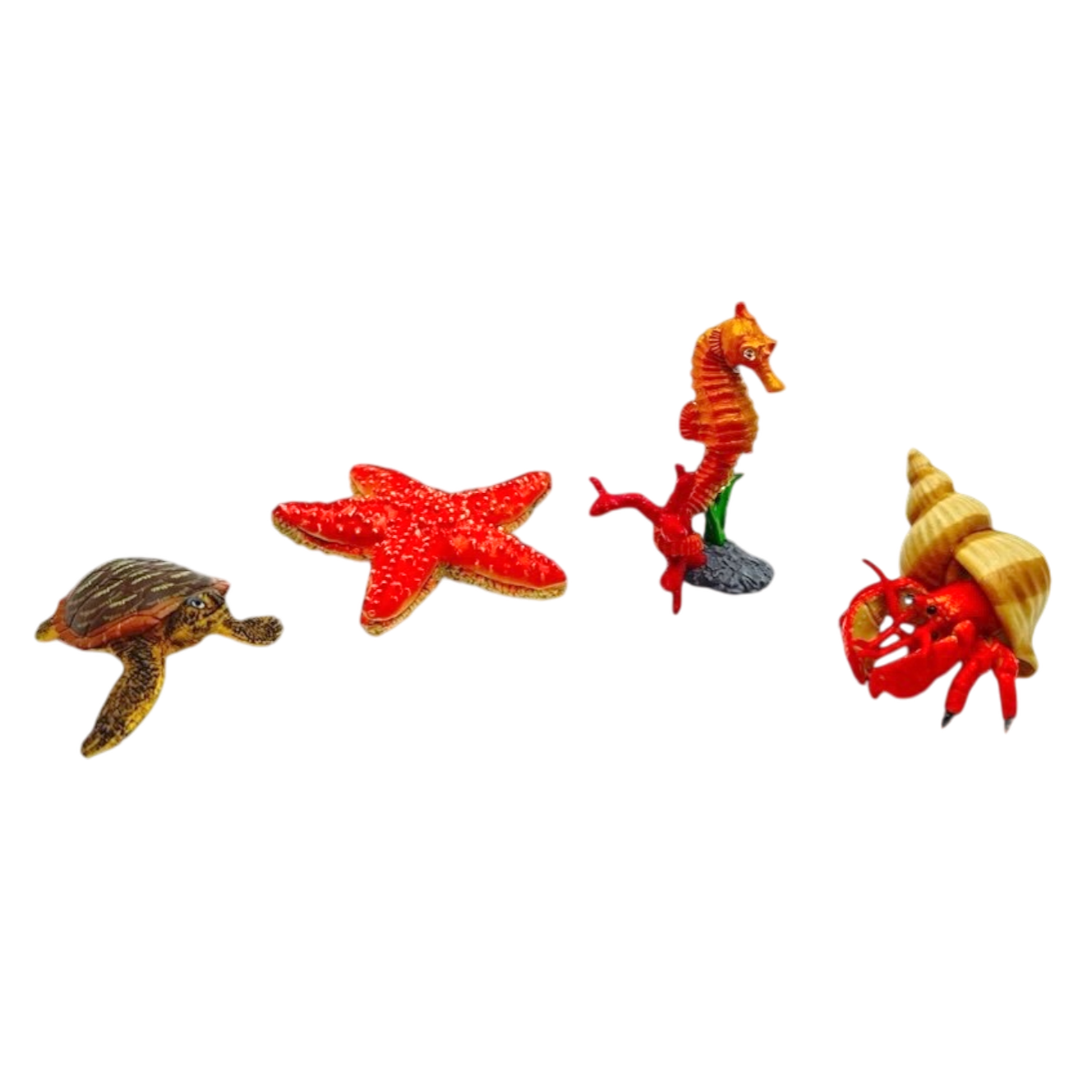 Marine animal figurines