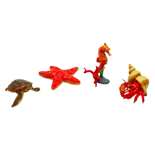 Marine animal figurines
