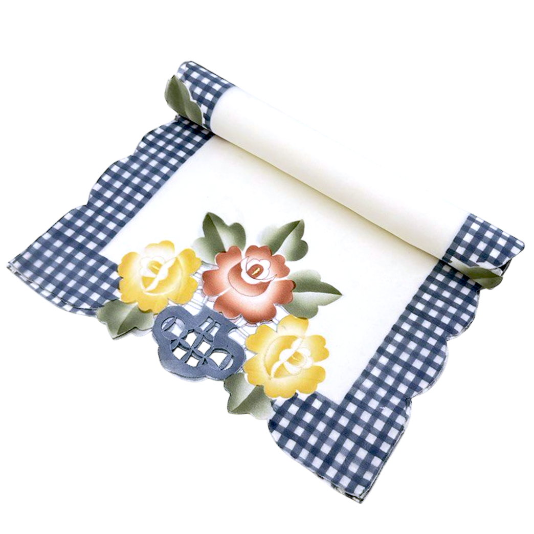 Floral tablerunner