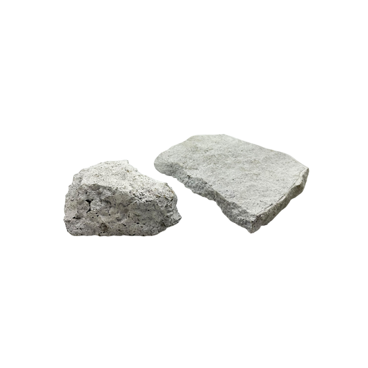 White rock slabs