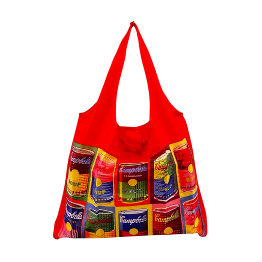 Red campbell soup bag