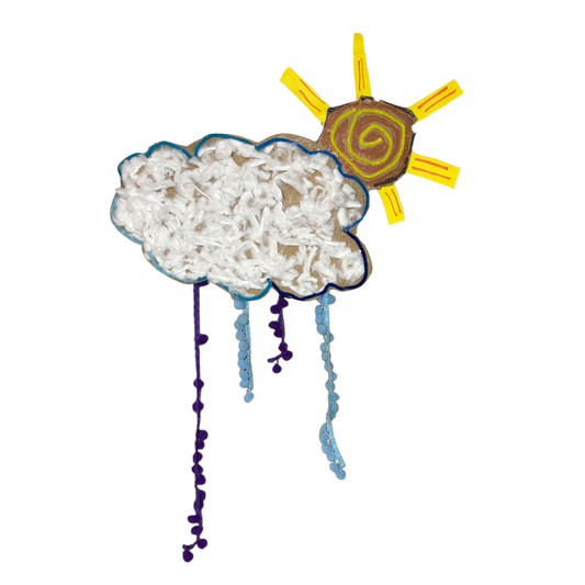 Sun and cloud kids craft