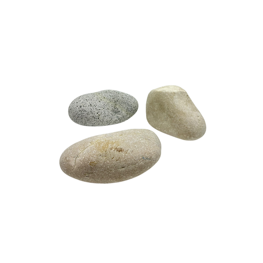 Big grey and cream rocks