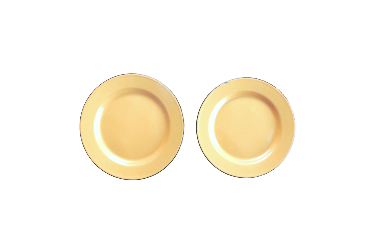 Enamel plate