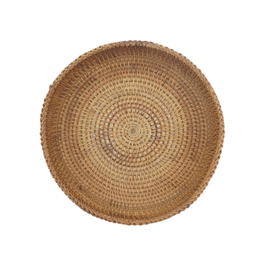 Round woven basket
