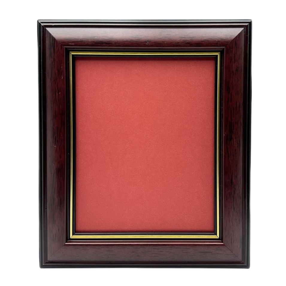 Dark brown frame