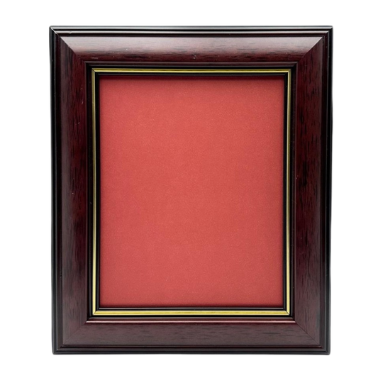Dark brown frame