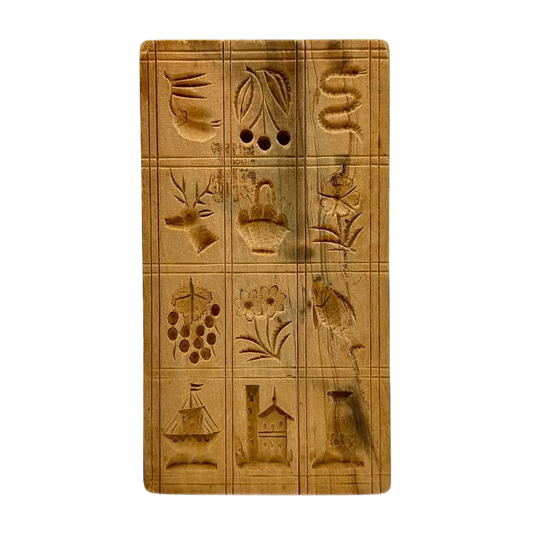 Patterned wood rectangle