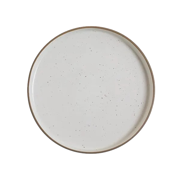 White marble plate