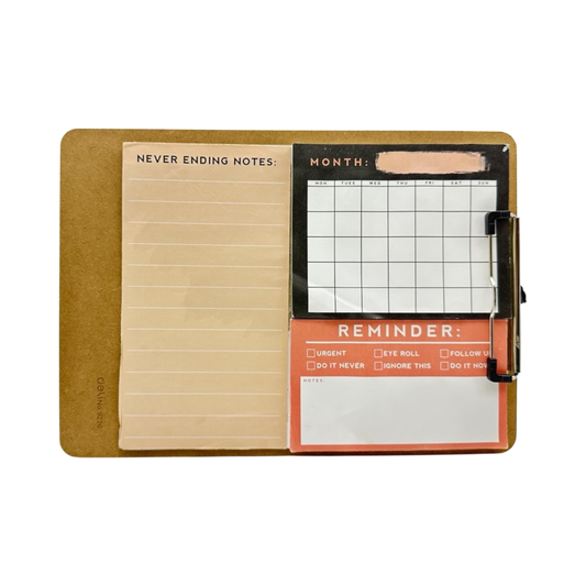 To do note and clipboard