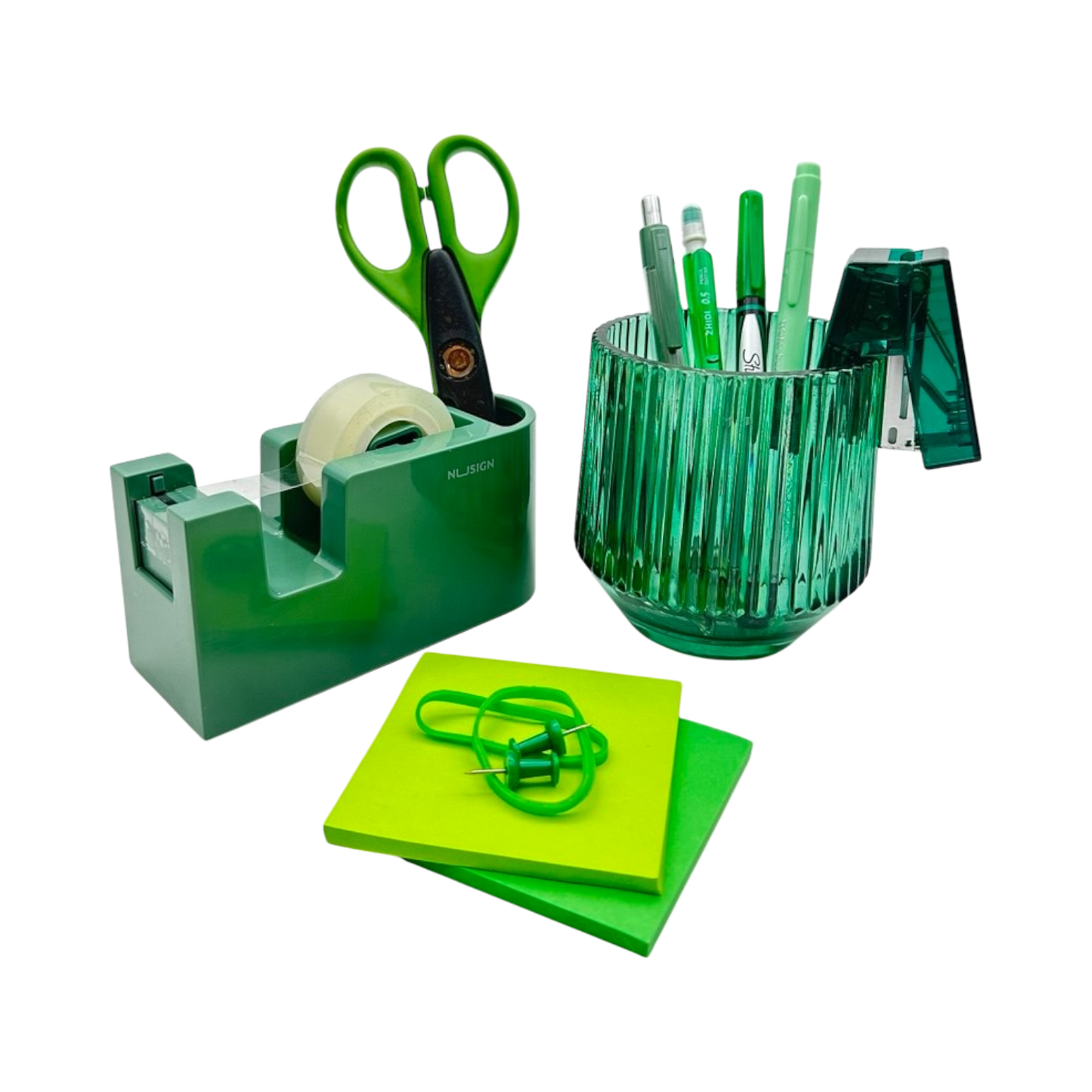 Green stationary set