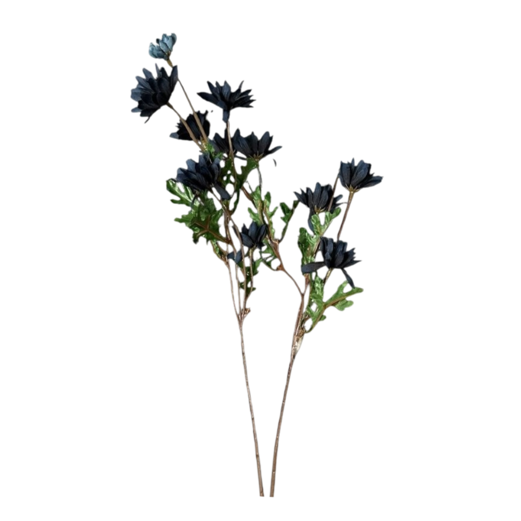 Dark blue flowers