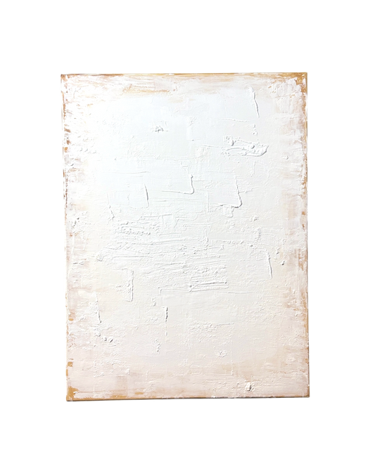 White textured painting