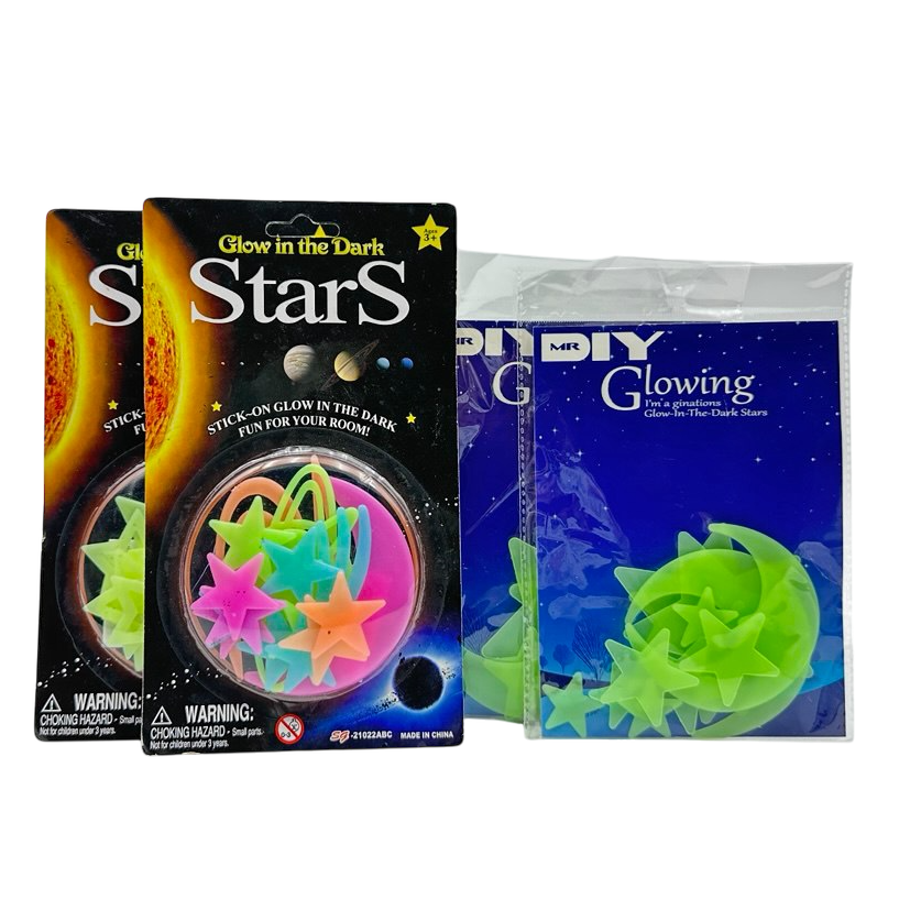 Glow in the dark stars