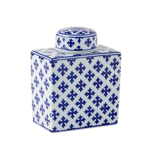 Rectangular ginger jar