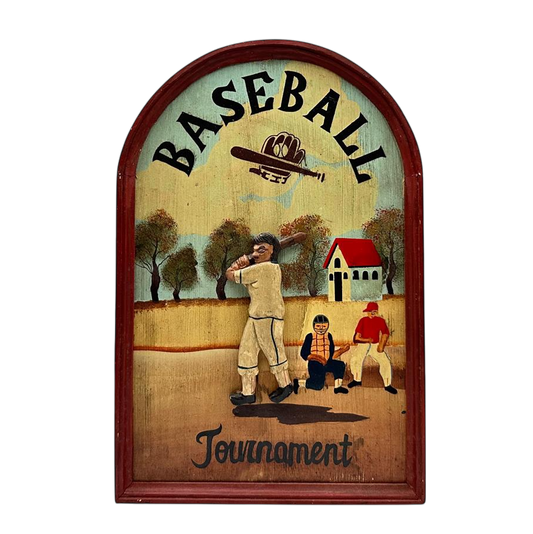 Baseball hanging decor