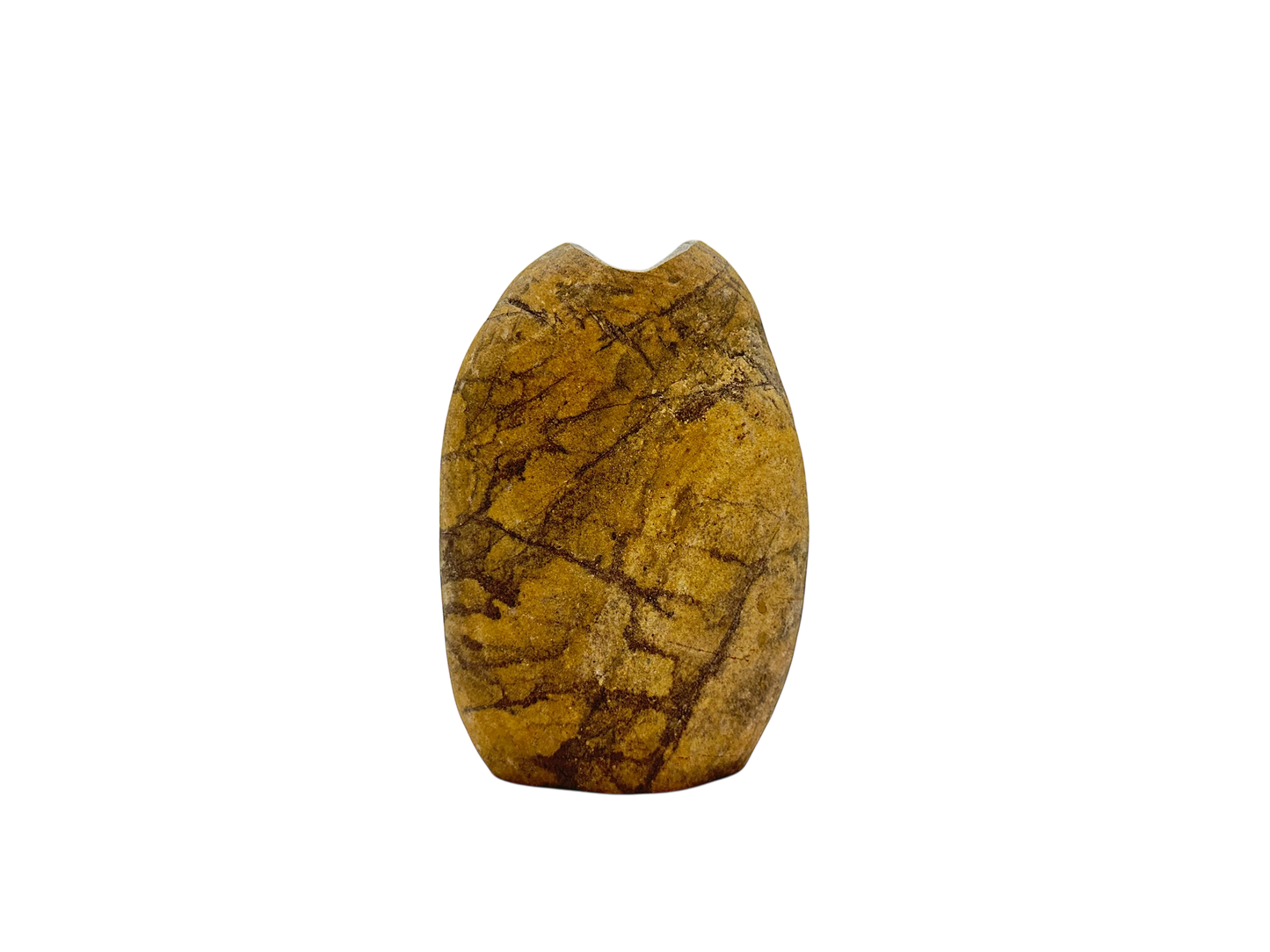 Stone pebble vase