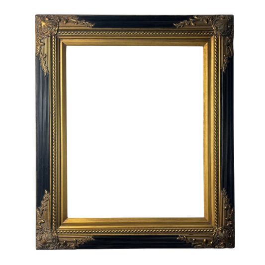 Gold and black frame