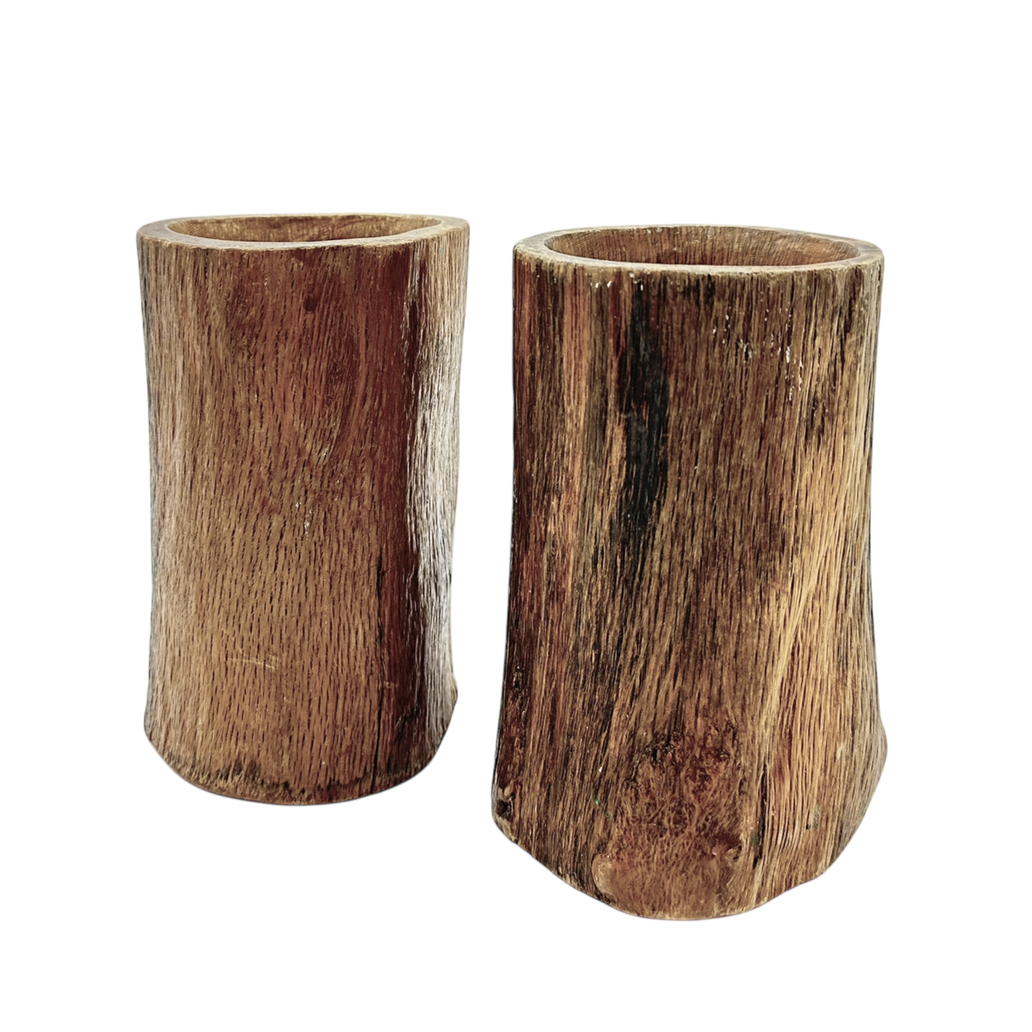 Pair of mini wood container