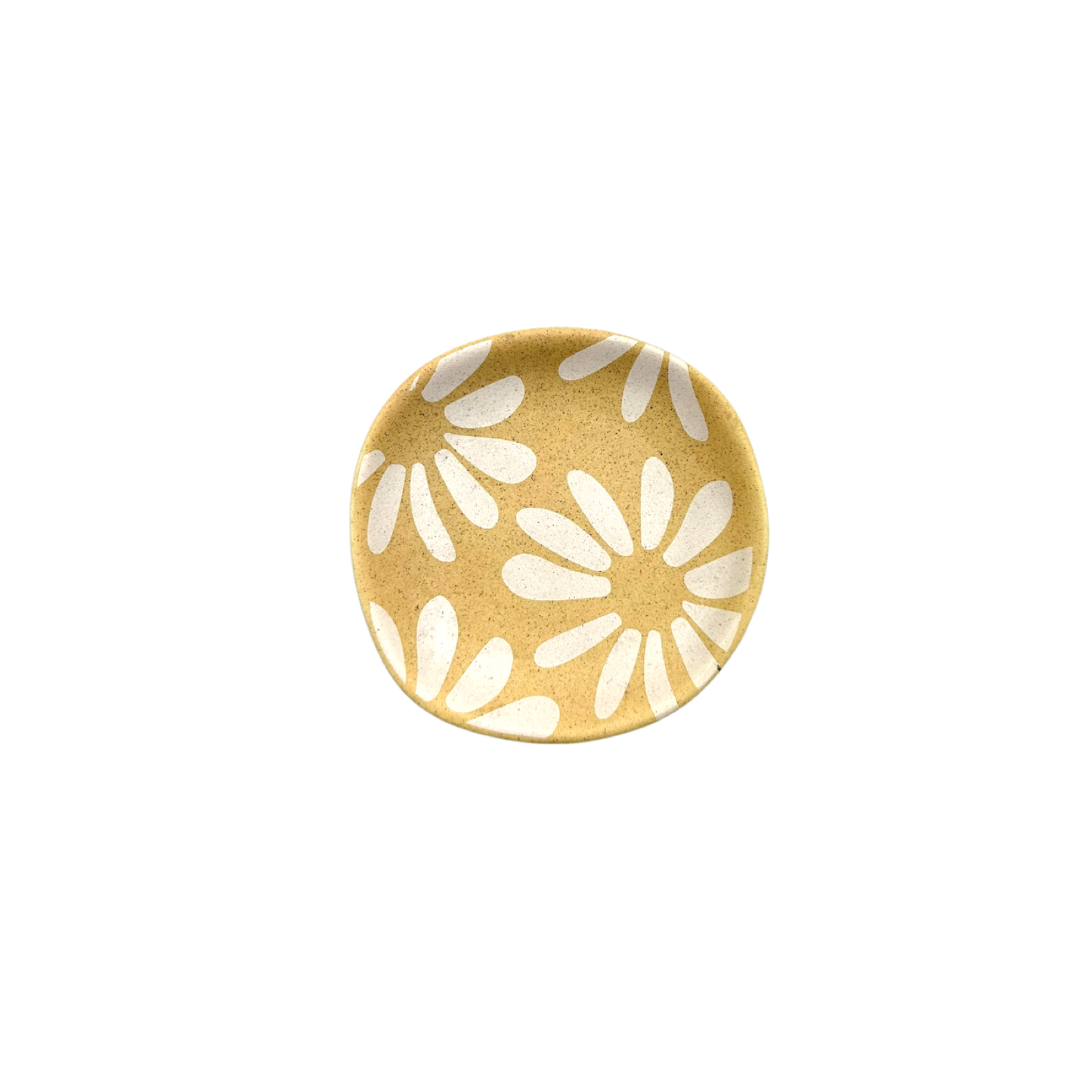 Yellow flower plate