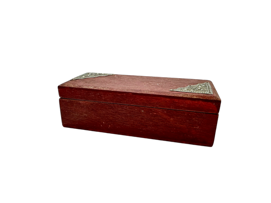 Red wood box