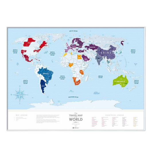Me travel map