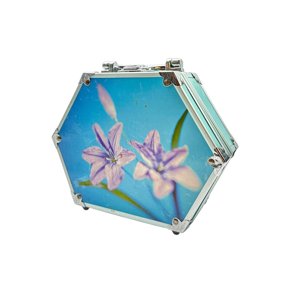 Blue flower box