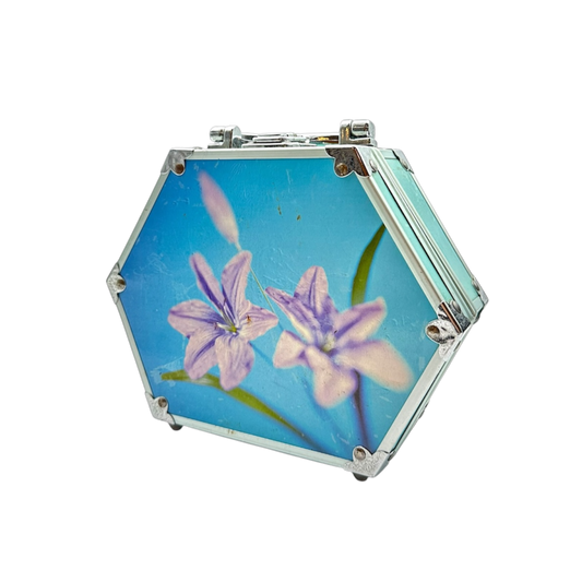 Blue flower box