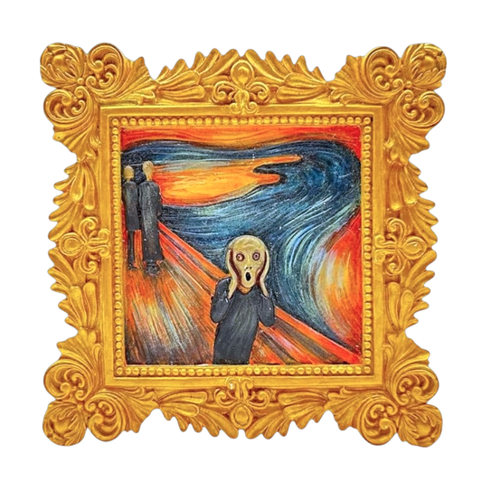 Gold patterned frame