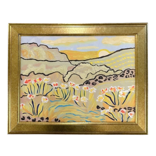 Gold frame