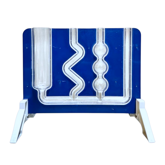 Dark blue test tube set