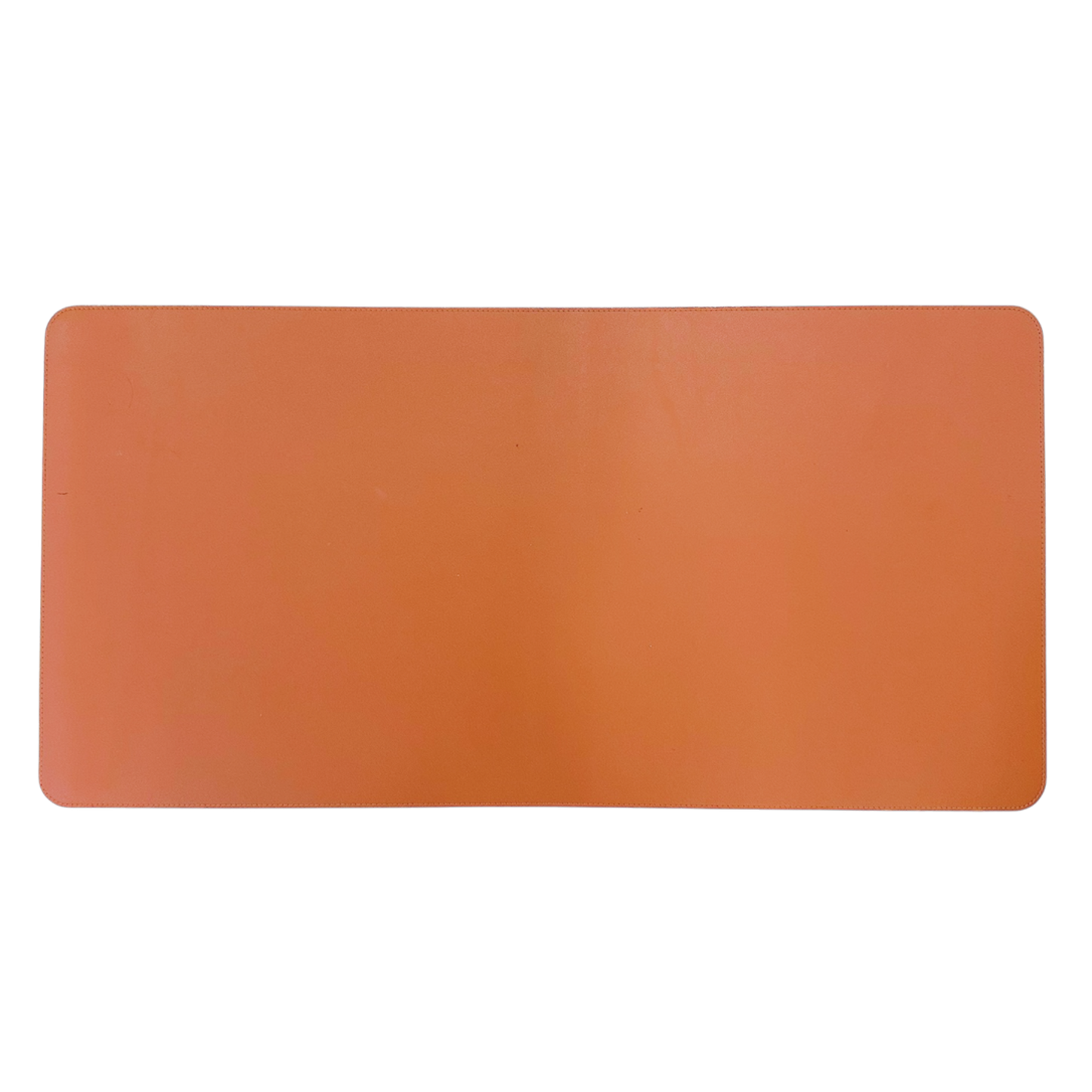 Brown leather mat