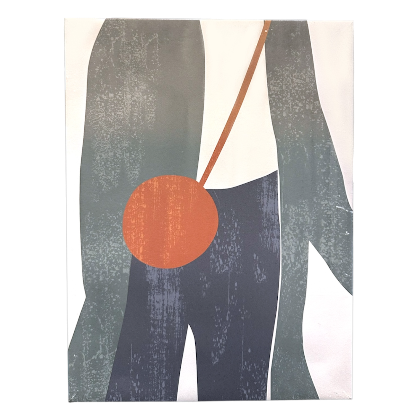 Lady with orange bag