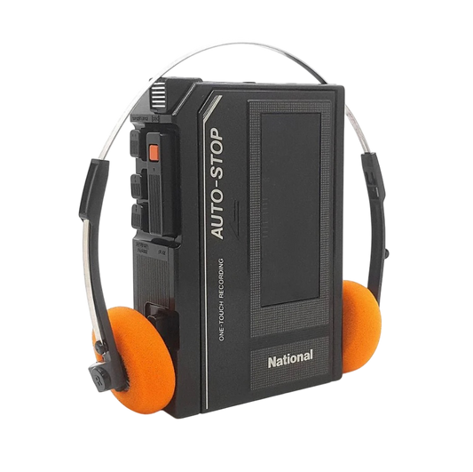 National Walkman RQ-342 Portable Cassette Player