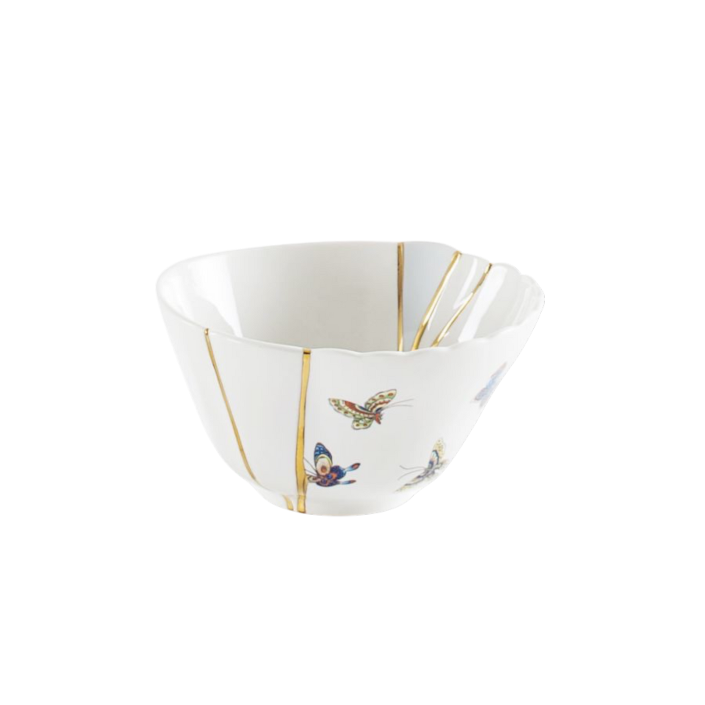 Seletti KINTSUGI-n'2 fruit bowl in porcelain