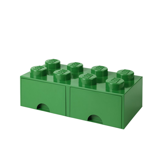 Green lego drawers