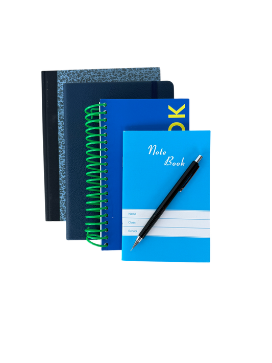 Blue notebooks